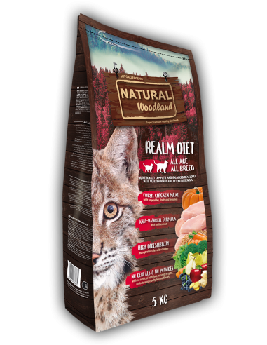 Natural Woodland Realm Diet Fresh Pollo para Gatos