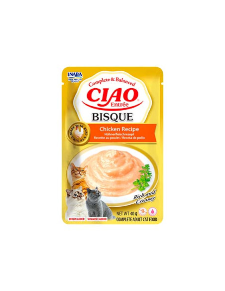 CHURU CAT ENTREE BISQUE POLLO