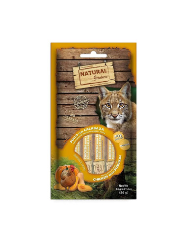 Natural Greatness Crema de Pollo con Calabaza para Gatos