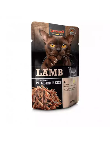 Leonardo Pulled Cordero con Extra de Ternera 70g