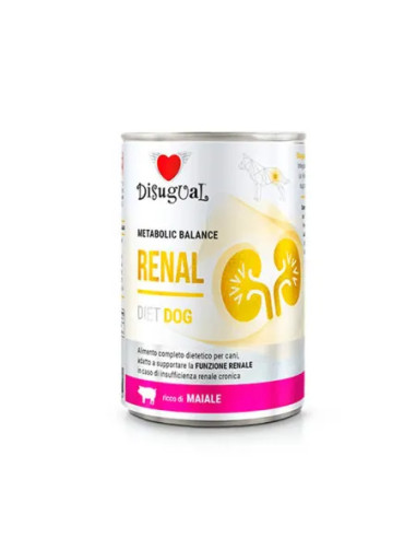 Disugual Diet Renal Cerdo Lata para Perros 400gr