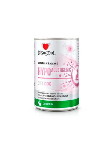 Disugual Diet Hypoallergenic Conejo Lata para Perros 400gr