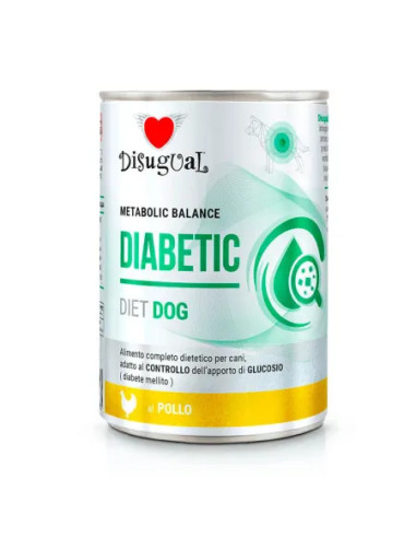 Disugual Diet Diabetic Pollo Lata para Perros 400gr
