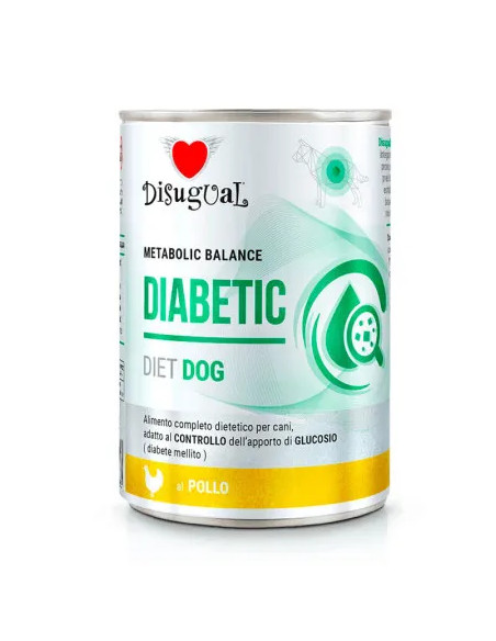 Disugual Diet Diabetic Pollo Lata para Perros 400gr
