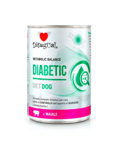 Disugual Diet Diabetic Cerdo Lata para Perros 400gr