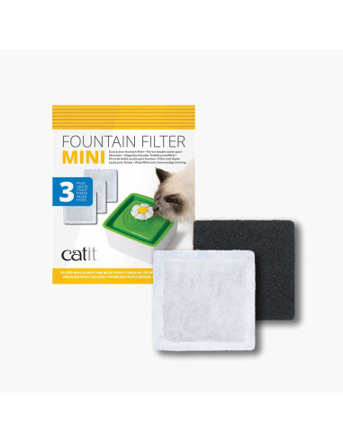 Filtros para la Catit Mini Flower Fountain – Pack de 3
