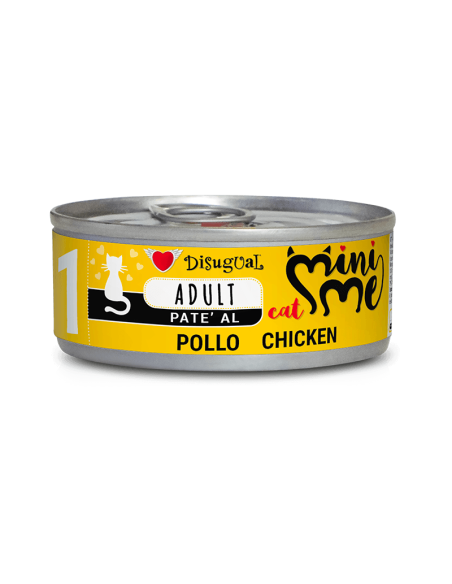 Disugual MiniMe Lata nº1 Adulto de Pollo para Gatos 85gr