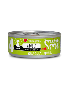 Disugual MiniMe Lata nº4 Adulto de Codorniz para Gatos 85gr