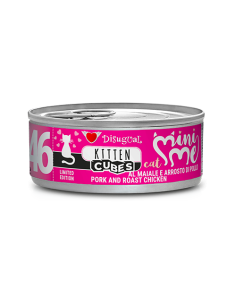 Disugual MiniMe Cubes Lata nº46 Kitten de Cerdo y Pollo asado para Gatitos 85gr