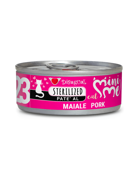 Disugual MiniMe Lata nº23 Sterilised de Cerdo para Gatos 85gr