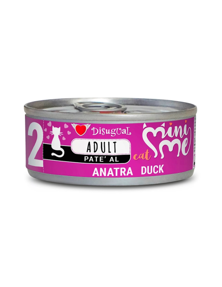 Disugual MiniMe Mousse Lata n31Adulto De Pato para Gatos 85gr