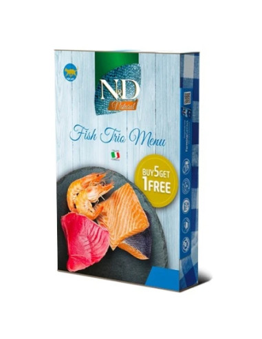 Farmina ND Natural Fish Trio Menú Latas para Gatos