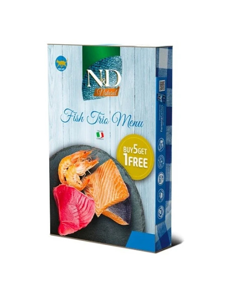 Farmina ND Natural Fish Trio Menú Latas para Gatos