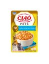 Churu gato entree paté receta de pollo con queso 40g