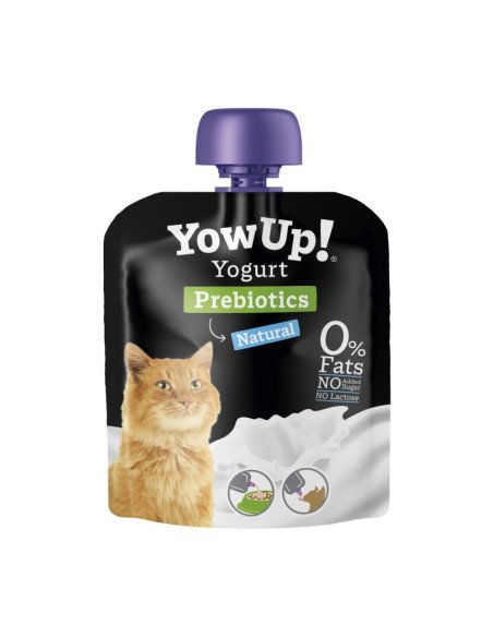 Yowup Yogurt Natural con Calcio y Prebióticos para Gatos