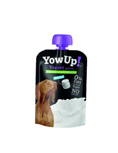 Yowup Yogurt Natural con Calcio y Prebióticos para Perros