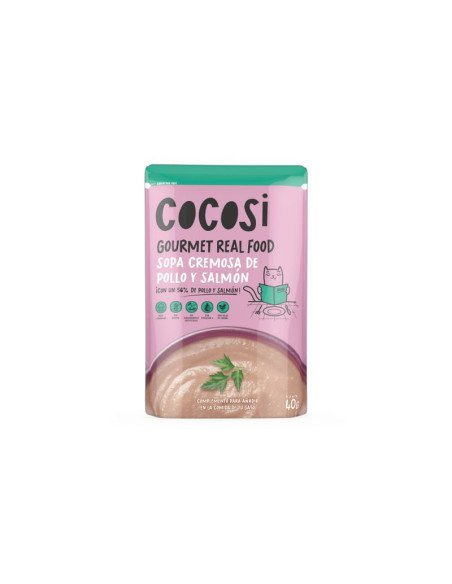 Cocosi Cremosa Para Gatos De Pollo y Salmón 40gr