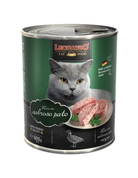 Leonardo Rico en Pato Lata para Gatos 800gr