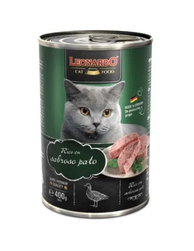 Leonardo Rico en Pato Lata para Gatos 400gr