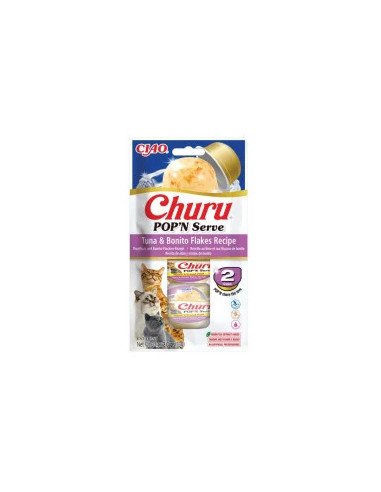 Churu Pop'n Serve Atún y Bonito para gatos