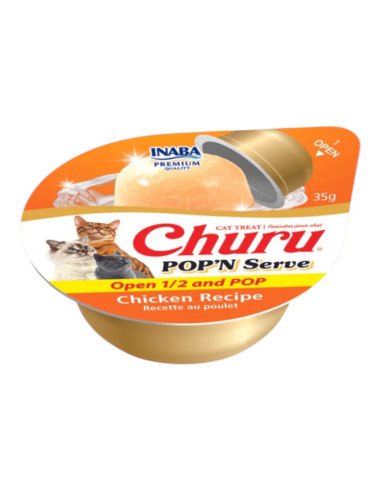 Churu Pop'n Serve Pollo para gatos