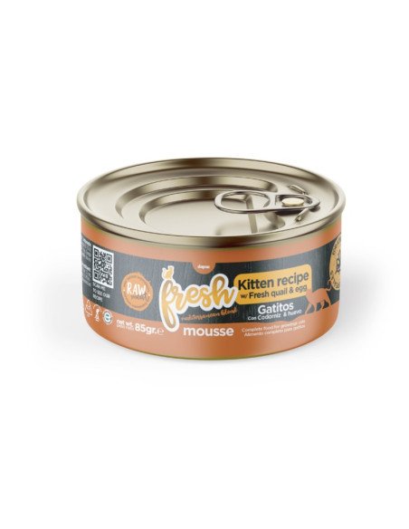 Fresh Mousse de Codorniz y Huevo para Gatitos (kitten)