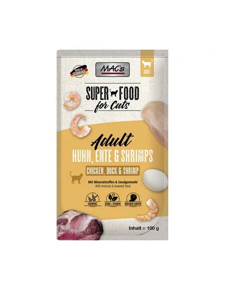 MAC's Cat Pouch Pollo, Pato y Gambas 100gr