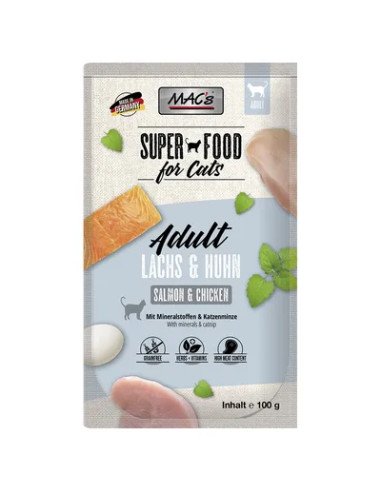 MAC's Cat Pouch Pollo y Salmón 100gr