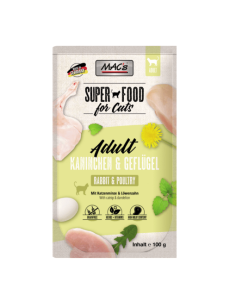 MAC's Cat Pouch Puro Conejo y Ave de Corral 100gr