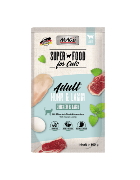 MAC's Cat Pouch Pollo y Cordero 100gr
