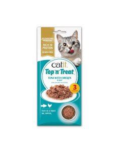 Catit Top 'n' Treat de Atún con Pollo