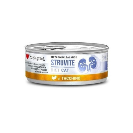Disugual Diet Cat Wet Struvite Pavo 85 gr