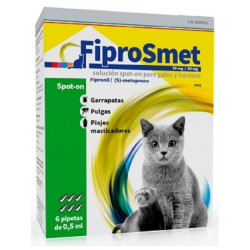 Fiprosmet 0,5ml Pipetas Antiparasitarias Gato Caja 6/ud.