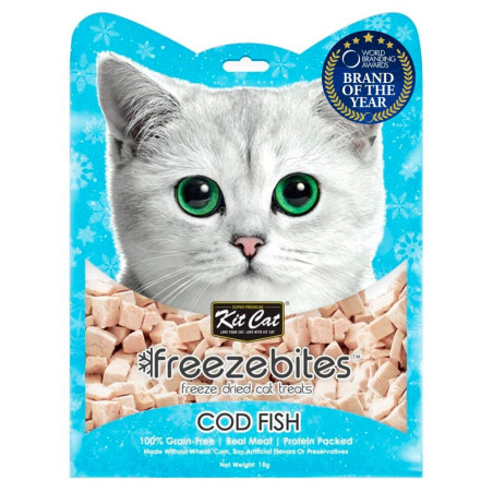 KIT CAT FreezeBites - Bacalao Natural 15gr