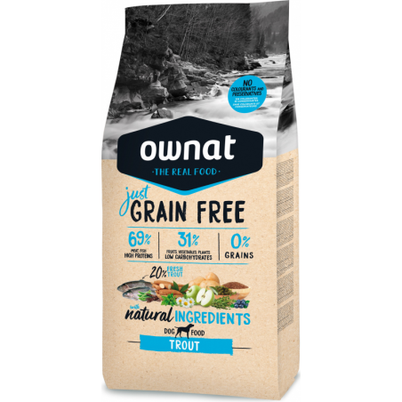 Ownat Just Grain Free Trucha 14kg