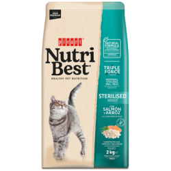 Picart Nutribest Cat Adulto Esterilizado Salmón y Arroz